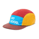 Cotopaxi Camp Life 5-Panel Hat, Saltwater/Chestnut, One Size, FPH-DG-F22-SWCHS-U-OS