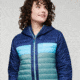 Cotopaxi Capa Insulated Hooded Jacket - Womens, Maritime/Bluegrass, Small, CAPHJ-F22-MTBLG-W-S