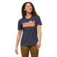 Cotopaxi Disco Wave Organic T-Shirt - Womens, Graphite, Medium, TS-F23-DW-GRPHT-W-M