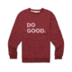 Cotopaxi Do Good Organic Crew Sweatshirt - Womens, Burgundy, 3X, DGCP-F23-BURG-W-3X