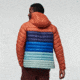 Cotopaxi Fuego Down Hooded Jacket Colorblock - Mens, Spice Stripes/Chestnut/Spice, Small, FDJC-F22-SPICS-M-S