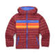 Cotopaxi Fuego Down Hooded Jacket - Kids, Burgundy Stripes, Small, KFDJ-F23-BURGS-Kids-S