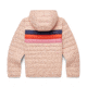 Cotopaxi Fuego Down Hooded Jacket - Kids, Rosewood Stripes, Large, KFDJ-F23-ROSEWS-Kids-L