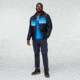 Cotopaxi Fuego Down Hooded Jacket - Mens, Black/Pacific Stripes, 2XL, FDJ-F22-BLKPAS-M-XXL