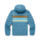 Cotopaxi Fuego Down Hooded Jacket - Mens, Blue Spruce Stripes, Large, FDJ-F23-BLSPC-M-L
