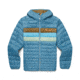 Cotopaxi Fuego Down Hooded Jacket - Mens, Blue Spruce Stripes, Large, FDJ-F23-BLSPC-M-L