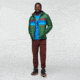 Cotopaxi Fuego Down Hooded Jacket - Mens, Forest Stripes, Small, FDJ-F22-FORES-M-S