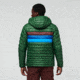 Cotopaxi Fuego Down Hooded Jacket - Mens, Forest Stripes, Small, FDJ-F22-FORES-M-S
