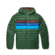 Cotopaxi Fuego Down Hooded Jacket - Mens, Forest Stripes, Small, FDJ-F22-FORES-M-S
