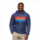 Cotopaxi Fuego Down Hooded Jacket - Mens, Ink Stripes, Small, FDJ-F23-INKS-M-S