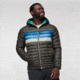 Cotopaxi Fuego Down Hooded Jacket - Mens, Iron Stripes, Small, FDJ-F21-IRONS-M-S