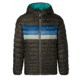 Cotopaxi Fuego Down Hooded Jacket - Mens, Iron Stripes, Small, FDJ-F21-IRONS-M-S