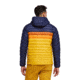 Cotopaxi Fuego Down Hooded Jacket - Mens, Maritime &amp; Sunset, Extra Small, FDJ-S23-MTMSU-M-XS