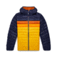 Cotopaxi Fuego Down Hooded Jacket - Mens, Maritime &amp; Sunset, Extra Small, FDJ-S23-MTMSU-M-XS