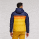 Cotopaxi Fuego Down Hooded Jacket - Mens, Maritime/Sunset, Large, FDJ-S23-MTMSU-M-L