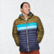 Cotopaxi Fuego Down Hooded Jacket - Mens, Oak &amp; Graphite, 2XL, FDJ-S22-OAKGRP-M-XXL