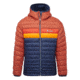 Cotopaxi Fuego Down Hooded Jacket - Mens, Spice/Maritime, Extra Small, FDJ-S22-SPMTM-M-XS