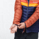 Cotopaxi Fuego Down Hooded Jacket - Mens, Spice &amp; Maritime, Extra Large, FDJ-S22-SPMTM-M-XL
