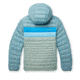 Cotopaxi Fuego Down Hooded Jacket - Womens, Bluegrass/Silver Leaf, Extra Small, FDJ-F22-BLGSL-W-XS