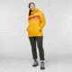 Cotopaxi Fuego Down Hooded Pullover - Womens, Amber Stripes, Extra Large, FDP-F22-AMBS-W-XL
