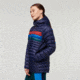 Cotopaxi Fuego Down Hooded Pullover - Womens, Maritime Stripes, Small, FDP-F22-MTMS-W-S