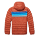Cotopaxi Fuego Down Hooded Pullover - Womens, Spice Stripes, 2XL, FDP-F22-SPICS-W-XXL