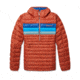 Cotopaxi Fuego Down Hooded Pullover - Womens, Spice Stripes, 2XL, FDP-F22-SPICS-W-XXL