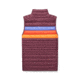 Cotopaxi Fuego Down Vest - Womens, Wine Stripes, Extra Large, FDV-F23-WINES-W-XL