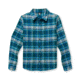 Cotopaxi Mero Flannel Shirt - Womens, Deep Ocean Plaid, Extra Small, LSFL-F22-DEOCP-W-XS