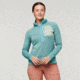 Cotopaxi Otero Fleece Half-Zip Pullover - Womens, Bluegrass/Saltwater, Large, OTRHZ-F22-BLGSW-W-L