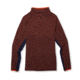 Cotopaxi Otero Fleece Half-Zip Pullover - Womens, Chestnut/Maritime, Extra Large, OTRHZ-F22-CHSMT-W-XL