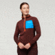 Cotopaxi Otero Fleece Half-Zip Pullover - Womens, Chestnut/Maritime, Extra Large, OTRHZ-F22-CHSMT-W-XL