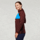Cotopaxi Otero Fleece Half-Zip Pullover - Womens, Chestnut/Maritime, Extra Large, OTRHZ-F22-CHSMT-W-XL