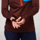 Cotopaxi Otero Fleece Half-Zip Pullover - Womens, Chestnut/Maritime, Extra Large, OTRHZ-F22-CHSMT-W-XL