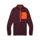 Cotopaxi Otero Fleece Half-Zip Pullover - Womens, Wine, Extra Large, OTRHZ-F23-WINE-W-XL