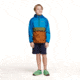 Cotopaxi Teca Half-Zip Windbreaker - Kids, Drizzle, Extra Large, KTHZ-S23-DRIZZ-XL