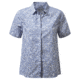 Craghoppers Silla Short Sleeve Shirt, ChinaBlue Pr, 16, CWS476-9KA20L