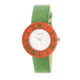 Crayo Prestige CR3100 Series Watch, Orange/Green, One Size, CRACR3103