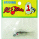 Creme Lures Lit'l Fishie Minnow Minnow, 1, 0.5in, Pearl Gray, 1291