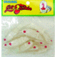 Creme Lures Lit'l Fishie Minnow Minnow, 10, 0.5in, White Pearl, 2090-10