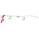 Creme Lures Midget Crawler Worm, 1, 0.5in, White, 0407-01-1