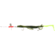 Creme Lures Pre-Rigged Lizard Lizard, 10, 6in, Watermelon Chartreuse Tail Floating, 6L54-3