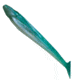 Creme Lures Reel Scremer Bait Soft Bait, 1, 5in, Silver Flash, 9188-05