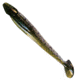 Creme Lures Reel Scremer Bait Soft Bait, 1, 5in, Sprayed Grass, 9103-05