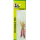 Creme Lures Rigged Angle Worm, 1, 1/4in, Natural, 801-1