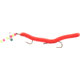 Creme Lures Rigged Angle Worm, 1, 1/4in, Red, 802-1