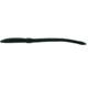 Creme Lures Scoundrel Soft Plasti Worm, 4, 6in, Black, 0103-66-1