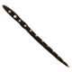 Creme Lures Scoundrel Worm, 1, 6in, Black White Dots, 172-99