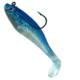 Creme Lures Spoiler Shad Bait w/Spiner Shad, 1, 3in, Blue Back, SSB304S