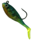 Creme Lures Spoiler Shad Bait w/Spiner Shad, 1, 2in, Firetiger, SSB203S